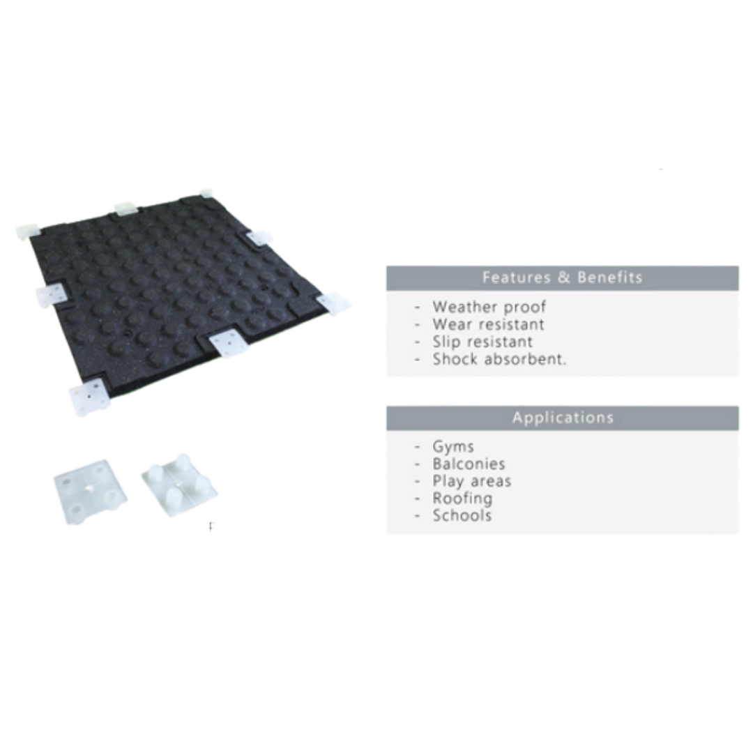 Artificial Grass Rubber Tile MT-05